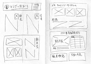 手書きのラフイメージ